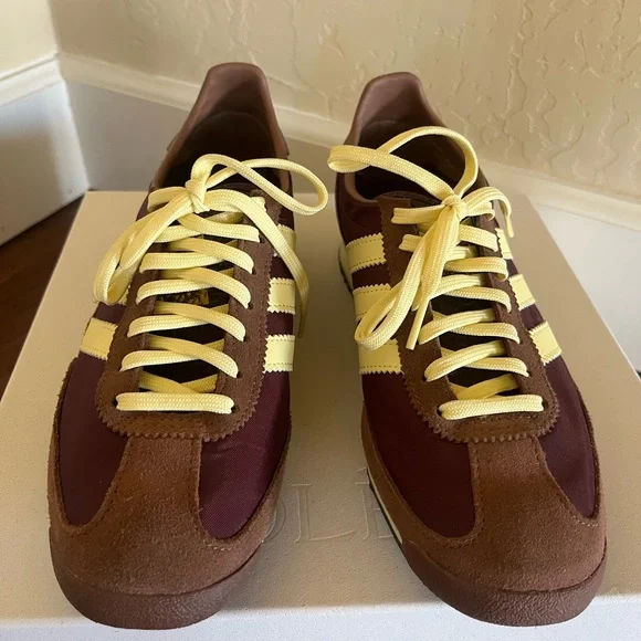 Adidas Women’s SL72 OG Maroon and Brown Sneakers - Picture 5 of 16